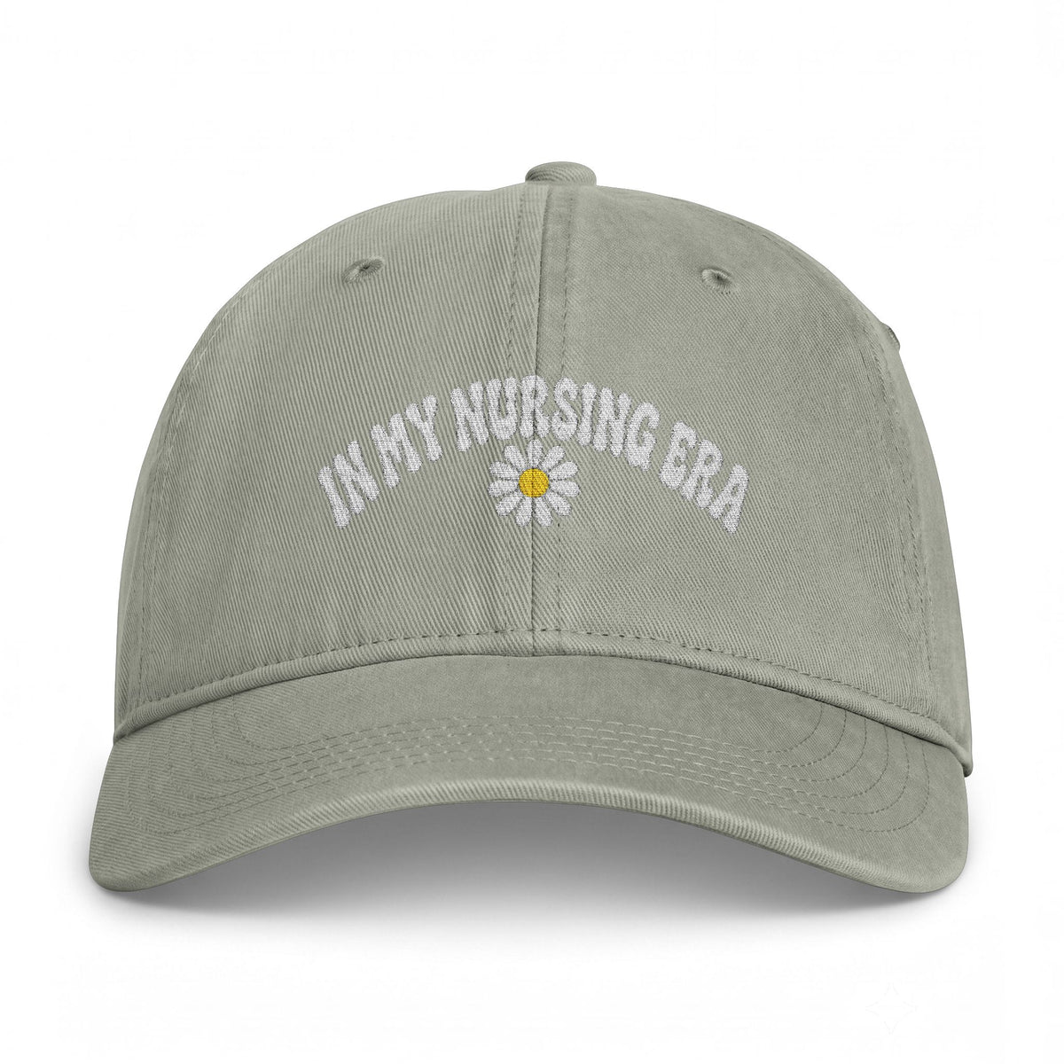 In My Nursing Era Daisy Embroidered Hat