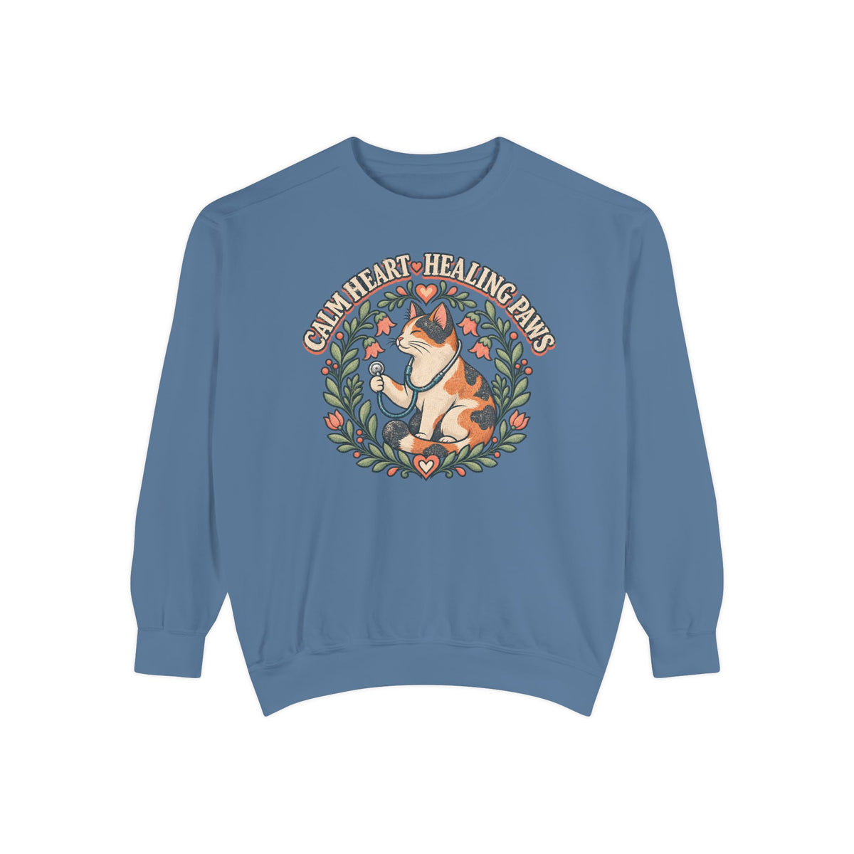 Calm Heart Healing Paws Sweatshirt