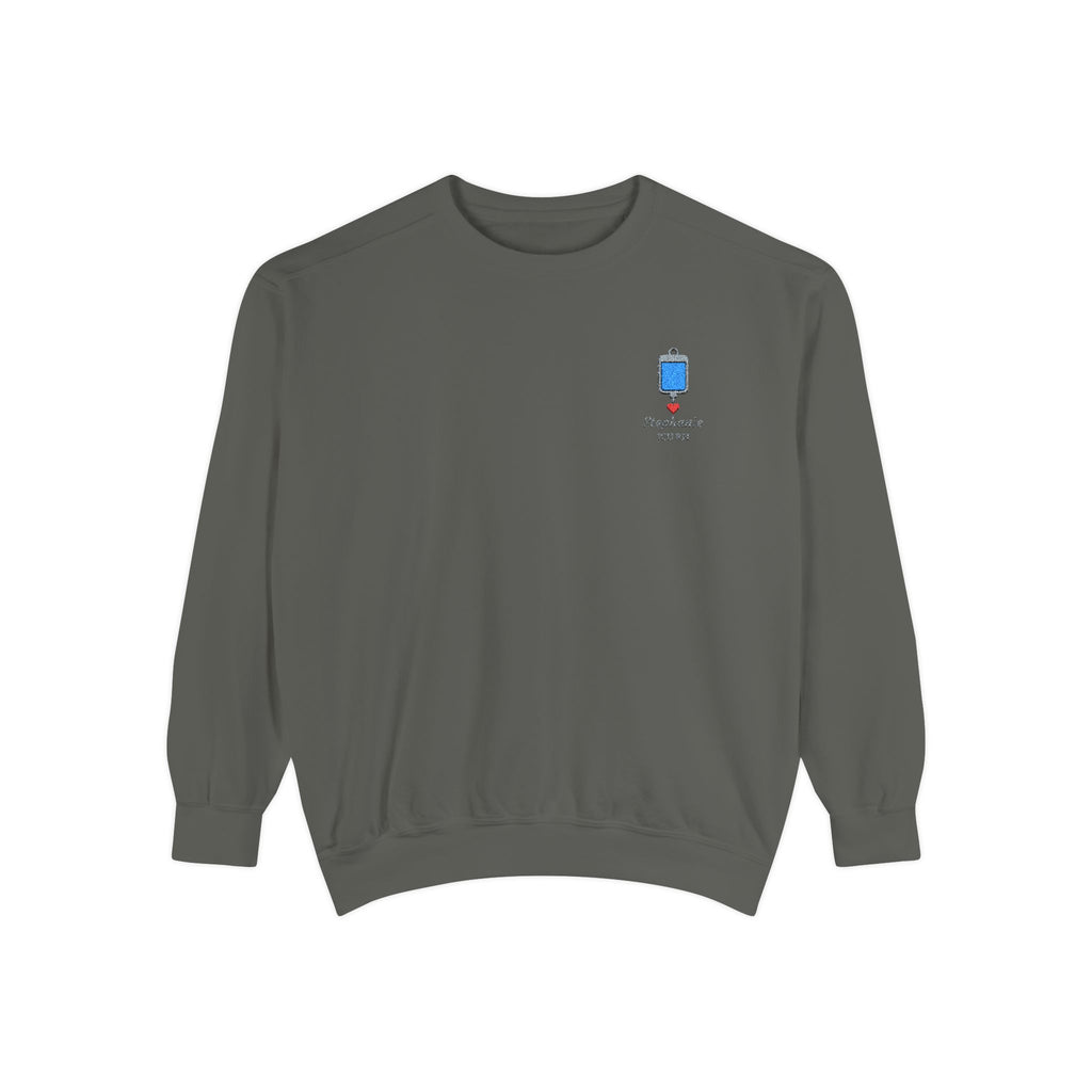Heart Drip Personalizable Embroidered Sweatshirt