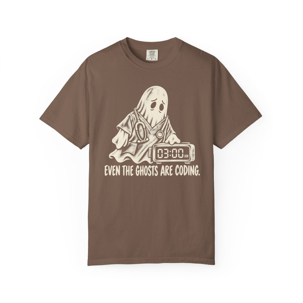 Even The Ghosts Are Coding T-Shirt