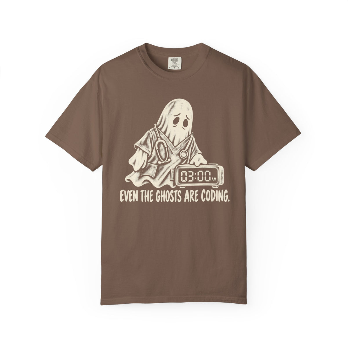 Even The Ghosts Are Coding T-Shirt