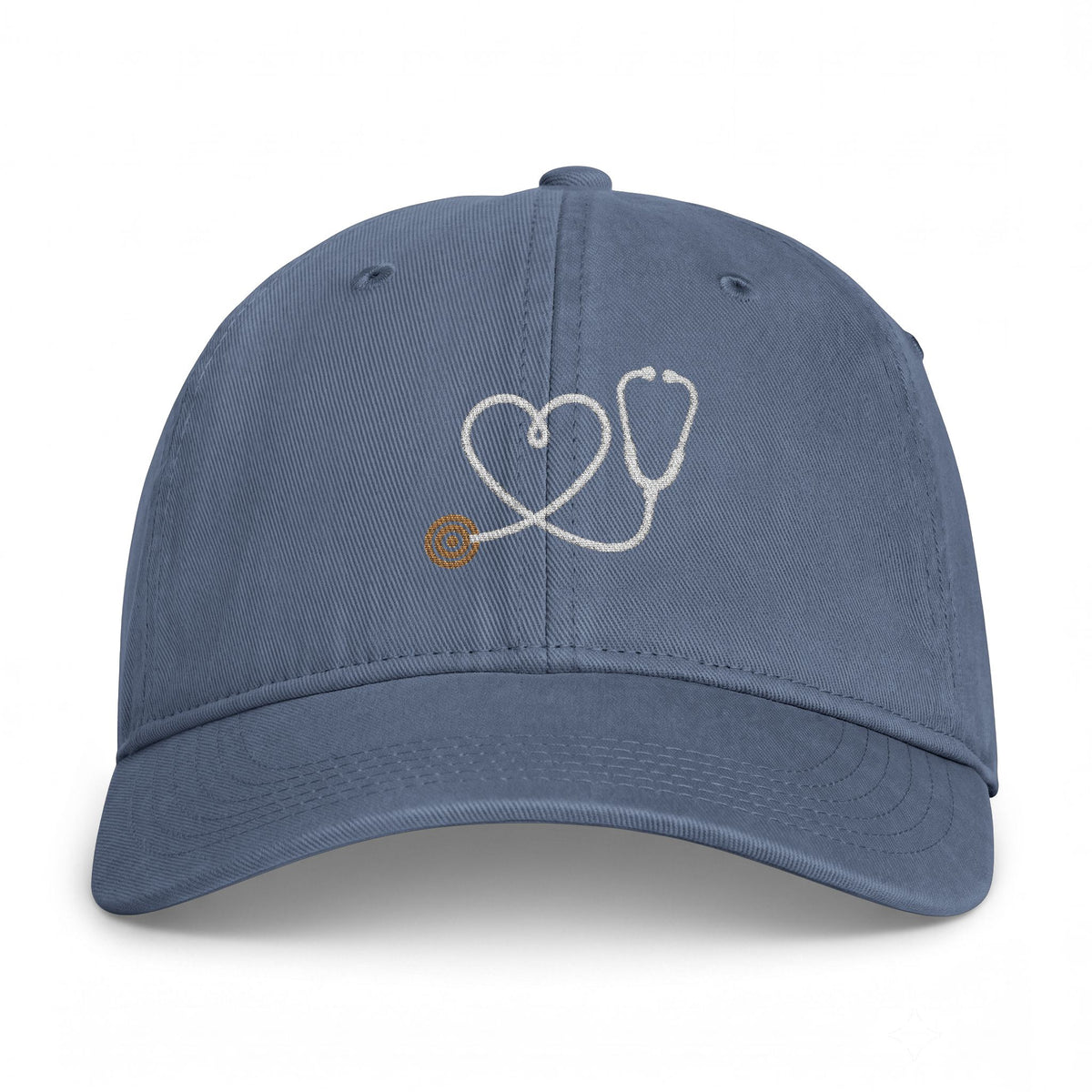 Stethoscope Heart Embroidered Hat