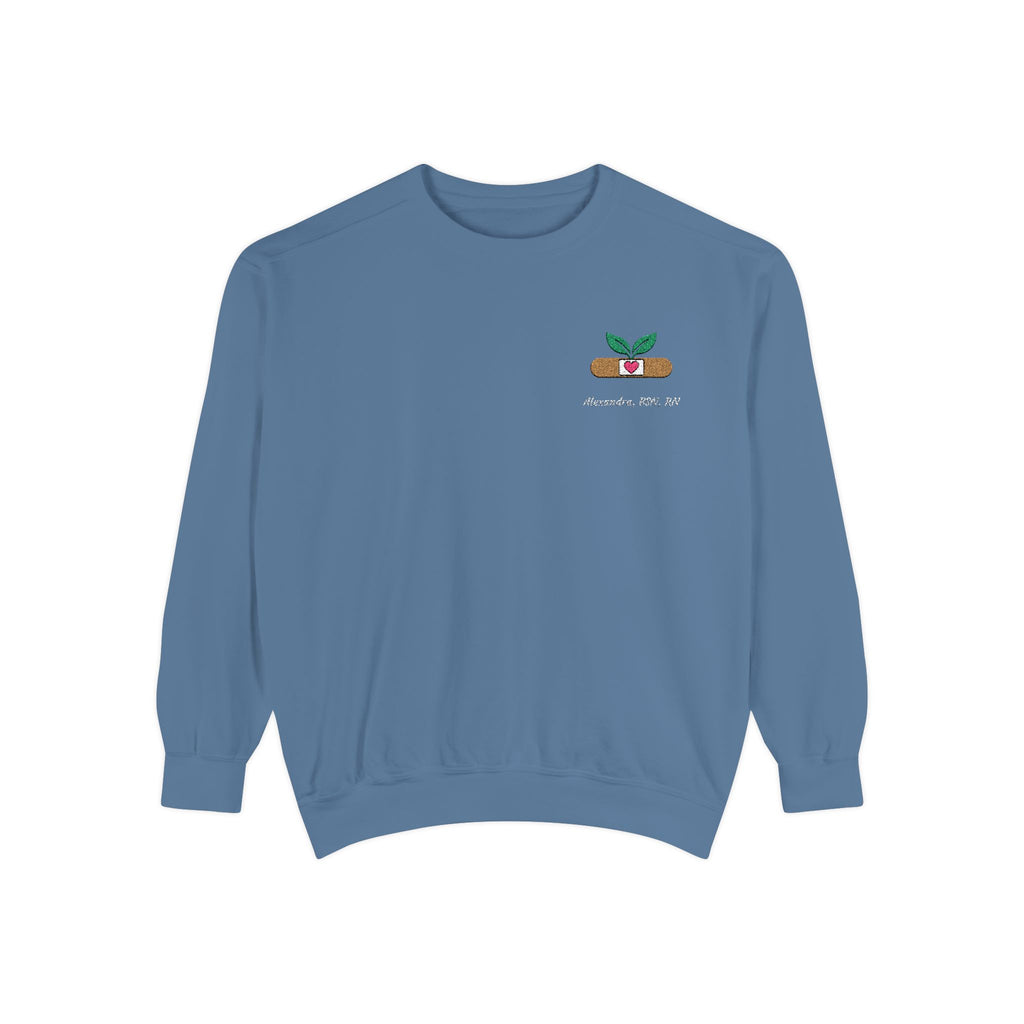 Healing Heart Personalizable Embroidered Sweatshirt