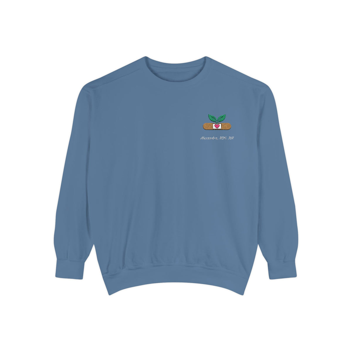 Healing Heart Personalizable Embroidered Sweatshirt
