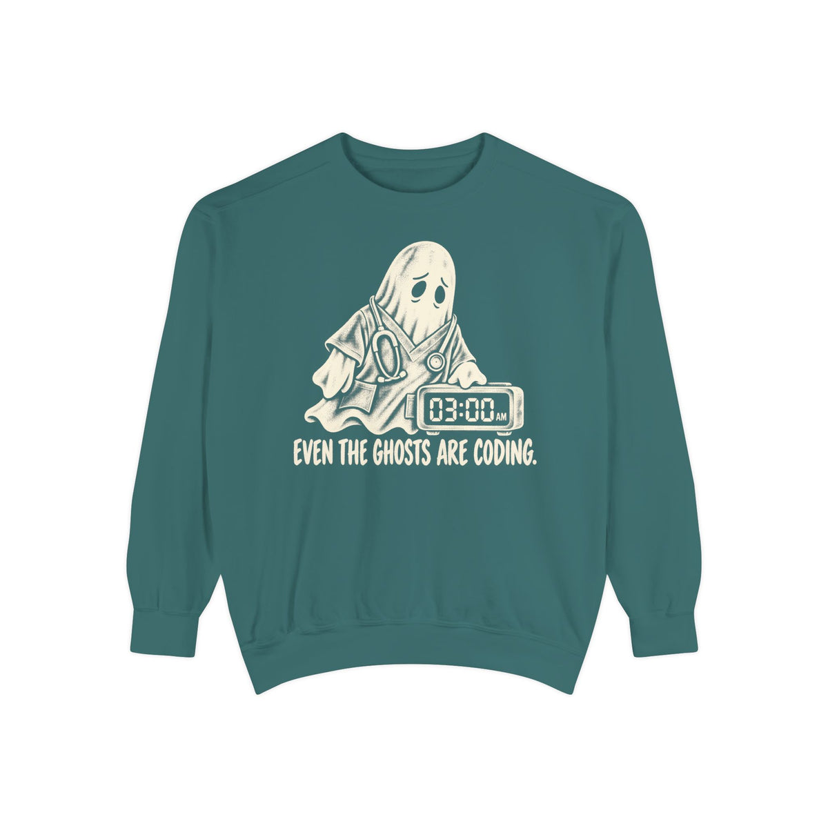 Even The Ghosts Are Coding Sweatshirt