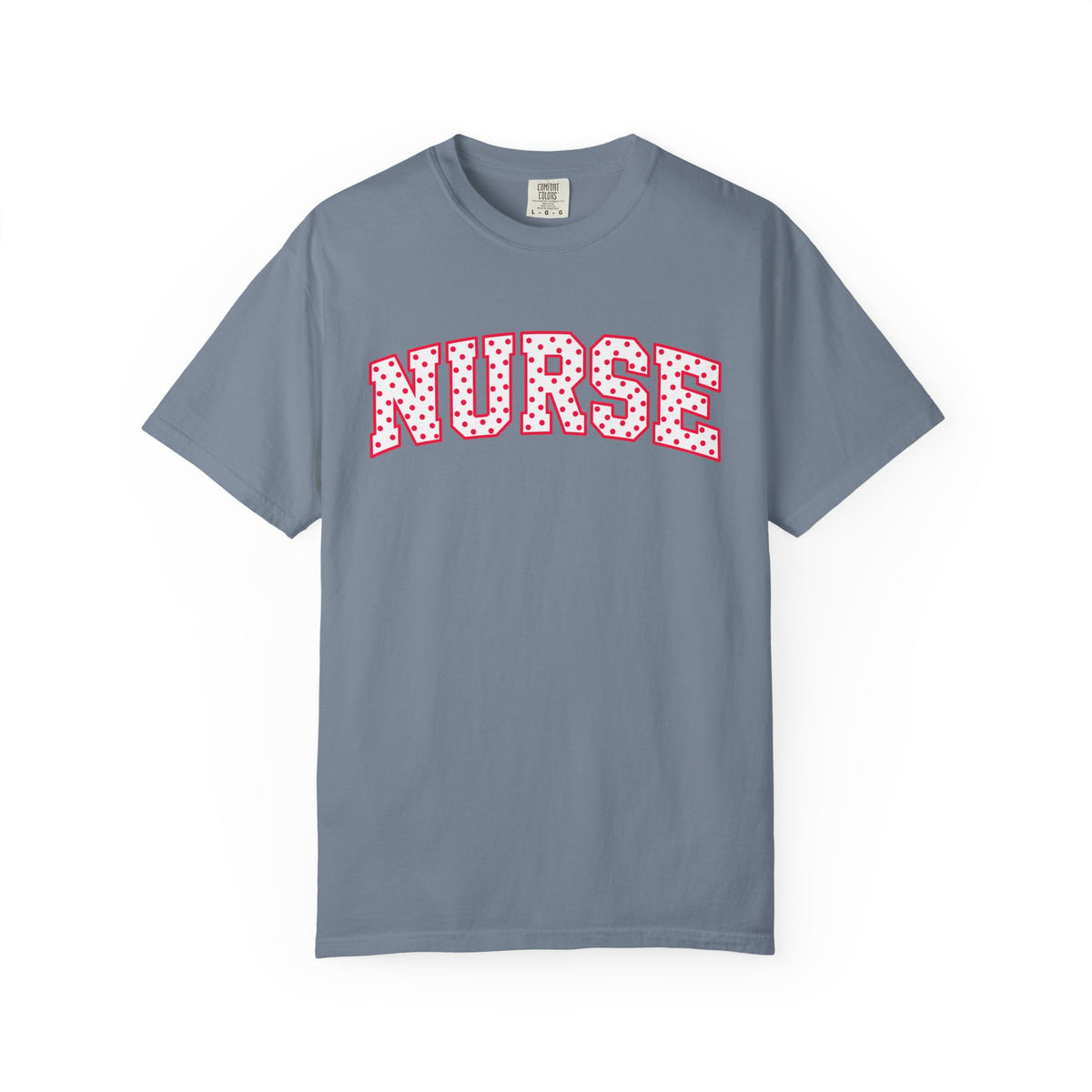 Polka Dot Pattern Nurse T-Shirt