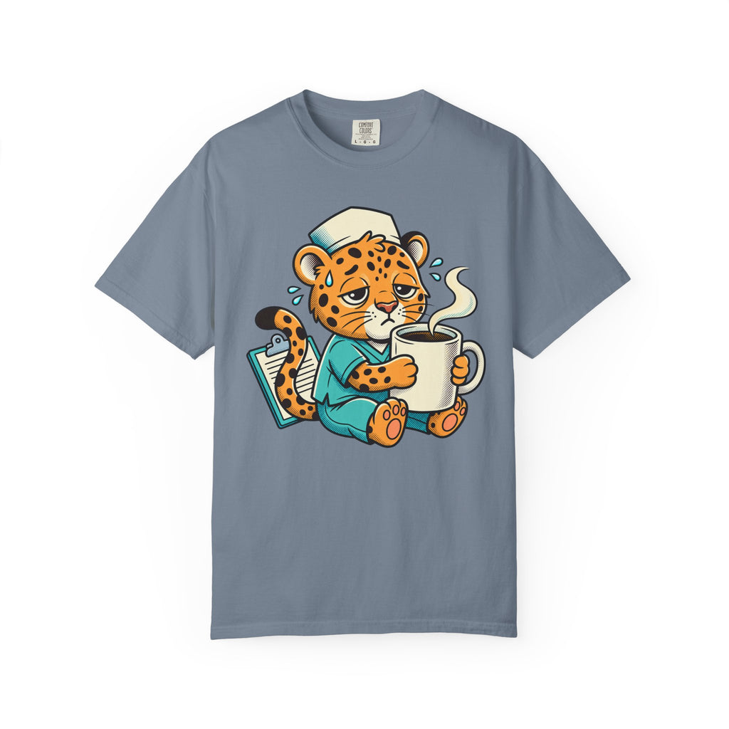 Sleepy Leopard Nurse T-Shirt