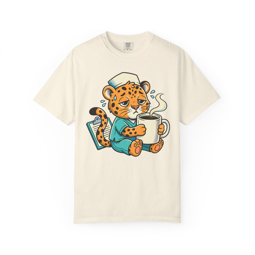 Sleepy Leopard Nurse T-Shirt