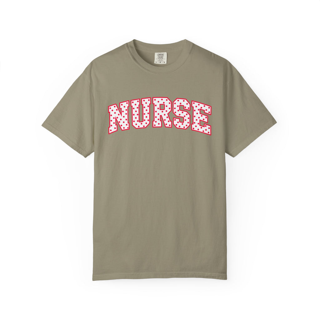 Polka Dot Pattern Nurse T-Shirt