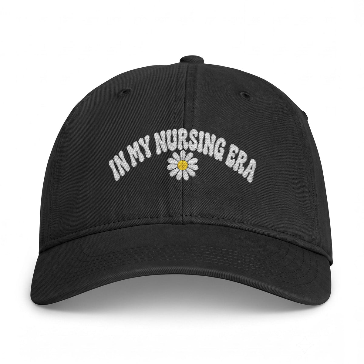 In My Nursing Era Daisy Embroidered Hat