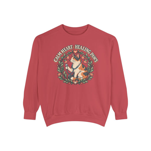 Calm Heart Healing Paws Sweatshirt
