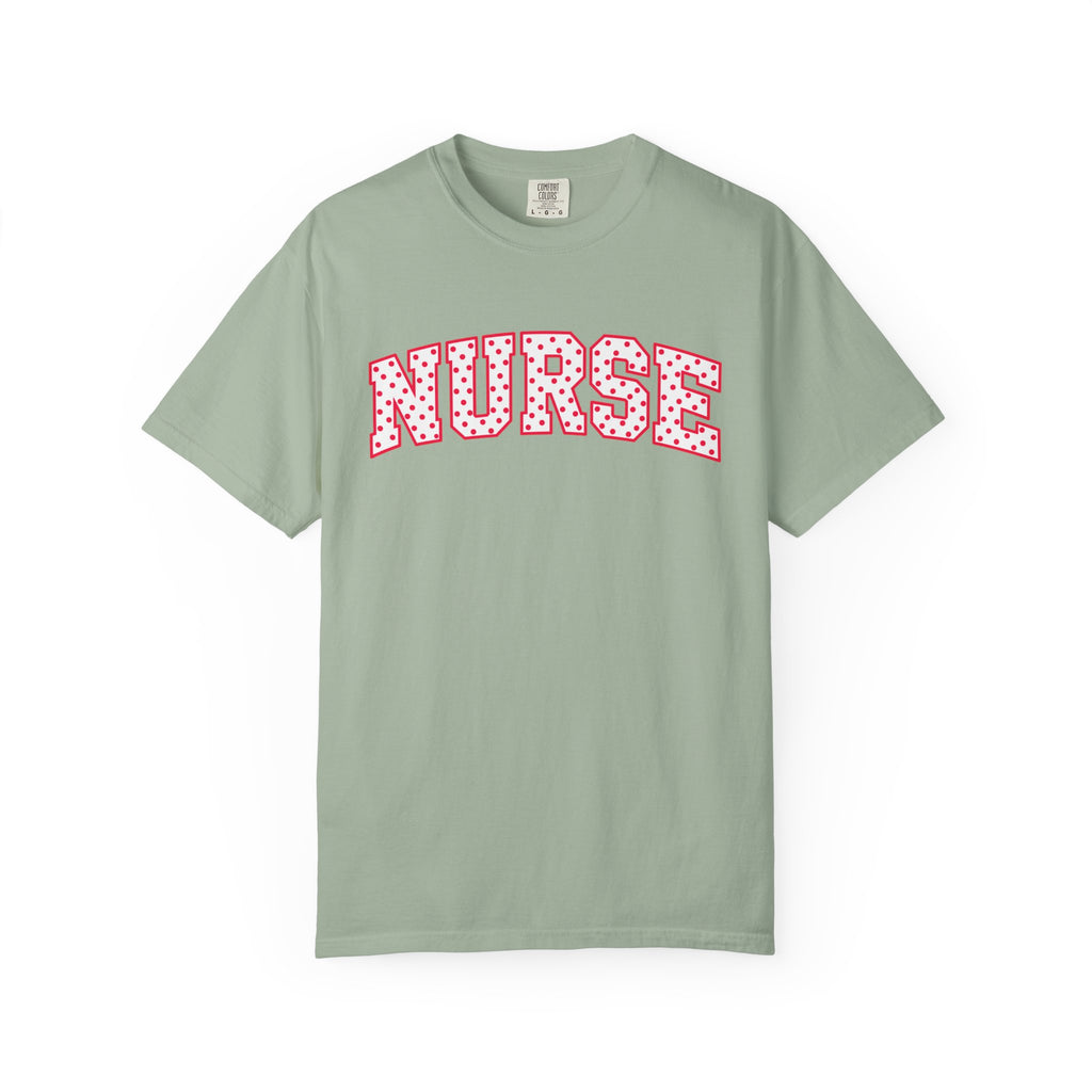 Polka Dot Pattern Nurse T-Shirt