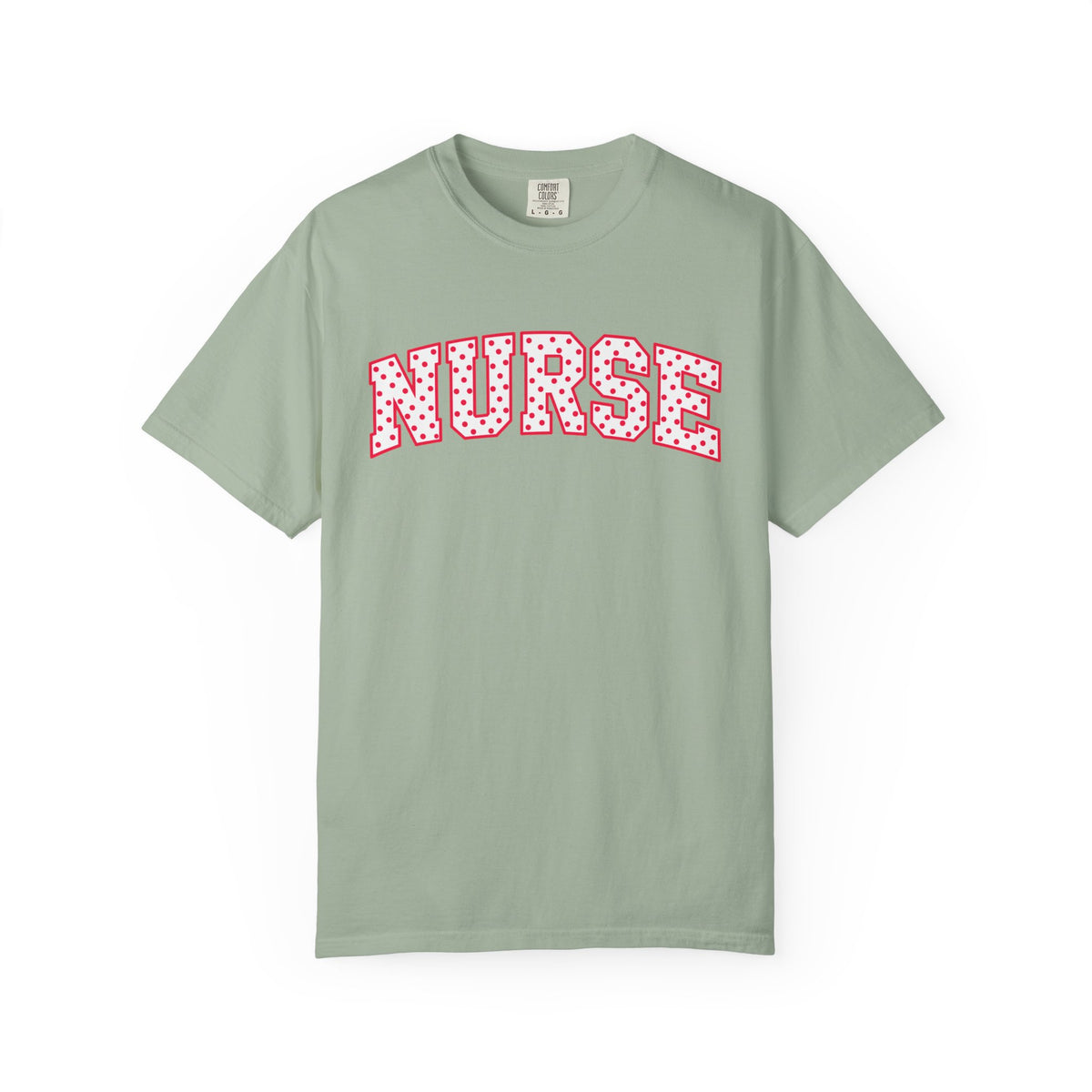 Polka Dot Pattern Nurse T-Shirt