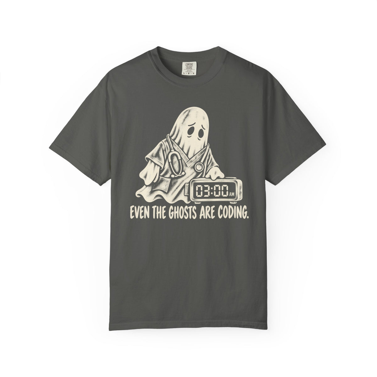 Even The Ghosts Are Coding T-Shirt