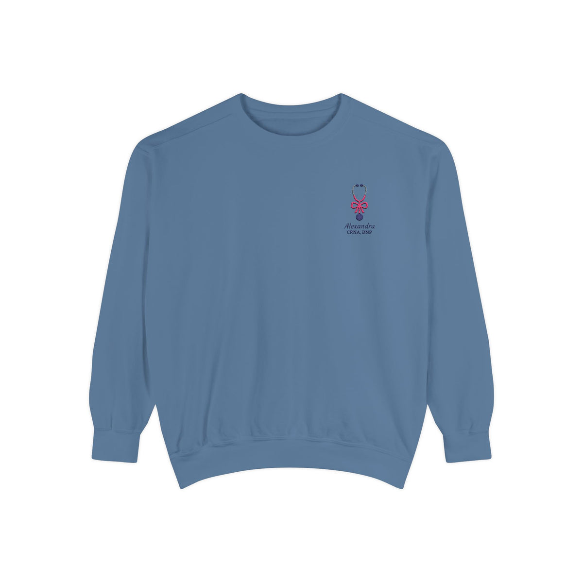 Tied to Care Personalizable Embroidered Sweatshirt