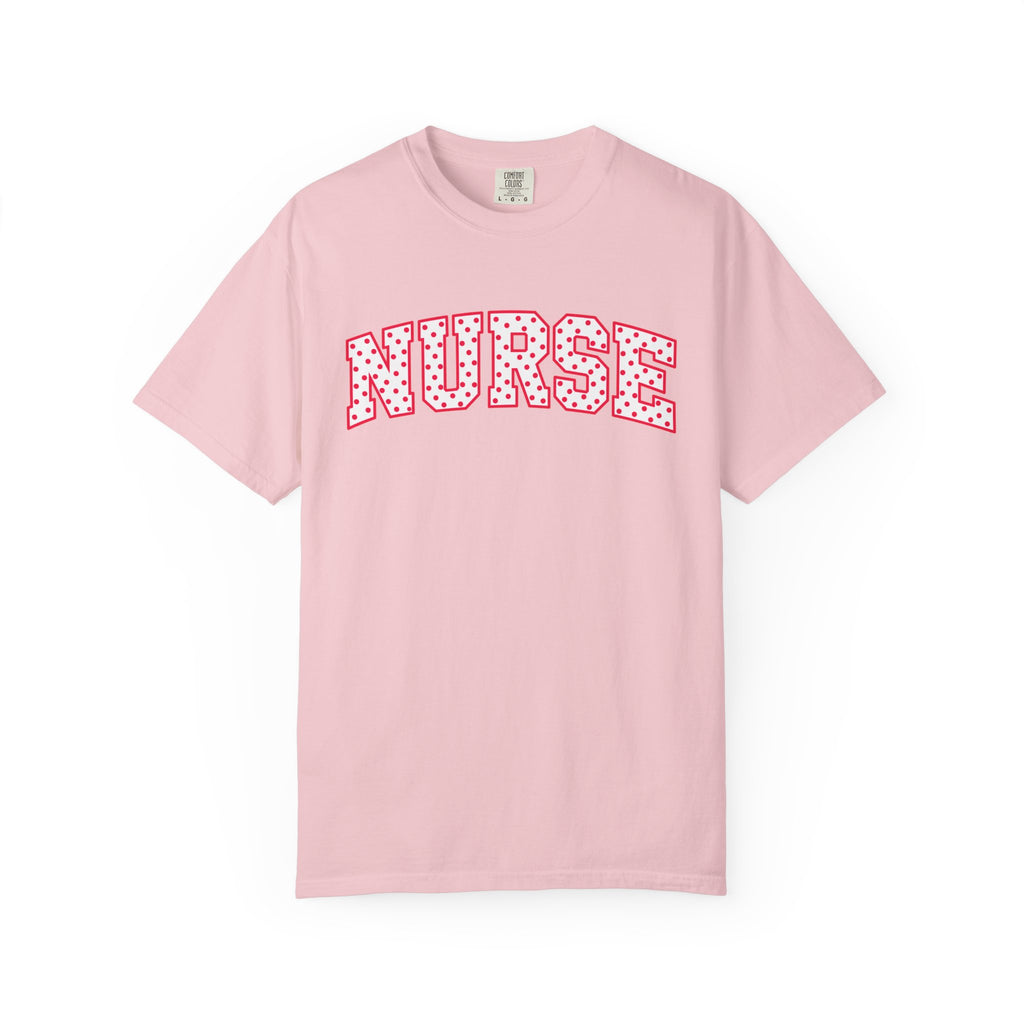 Polka Dot Pattern Nurse T-Shirt