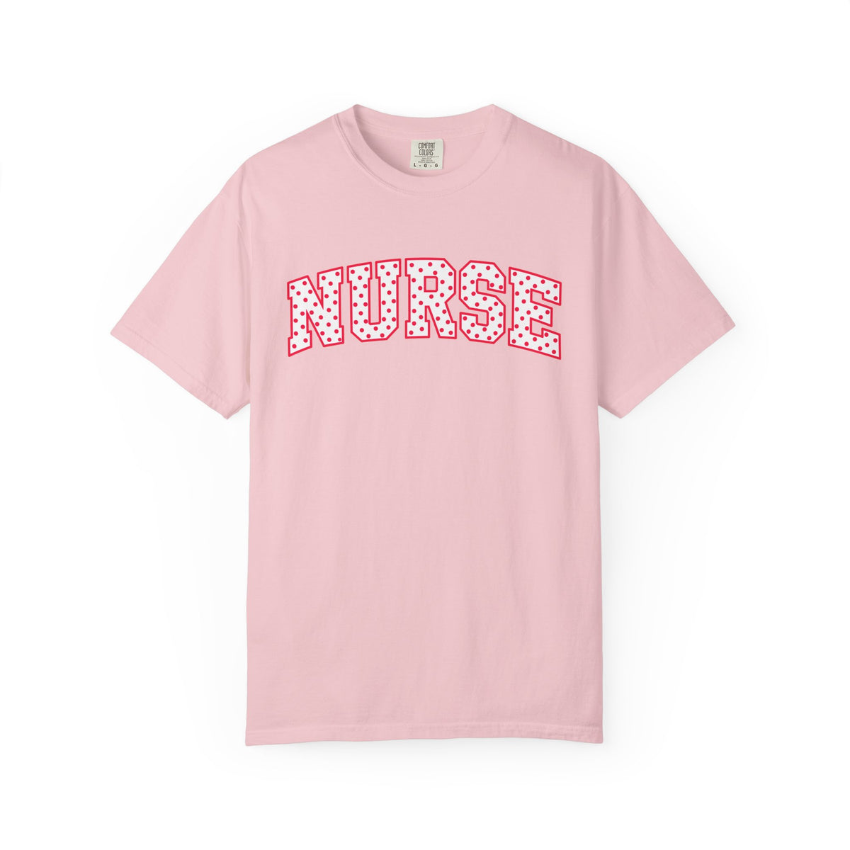 Polka Dot Pattern Nurse T-Shirt