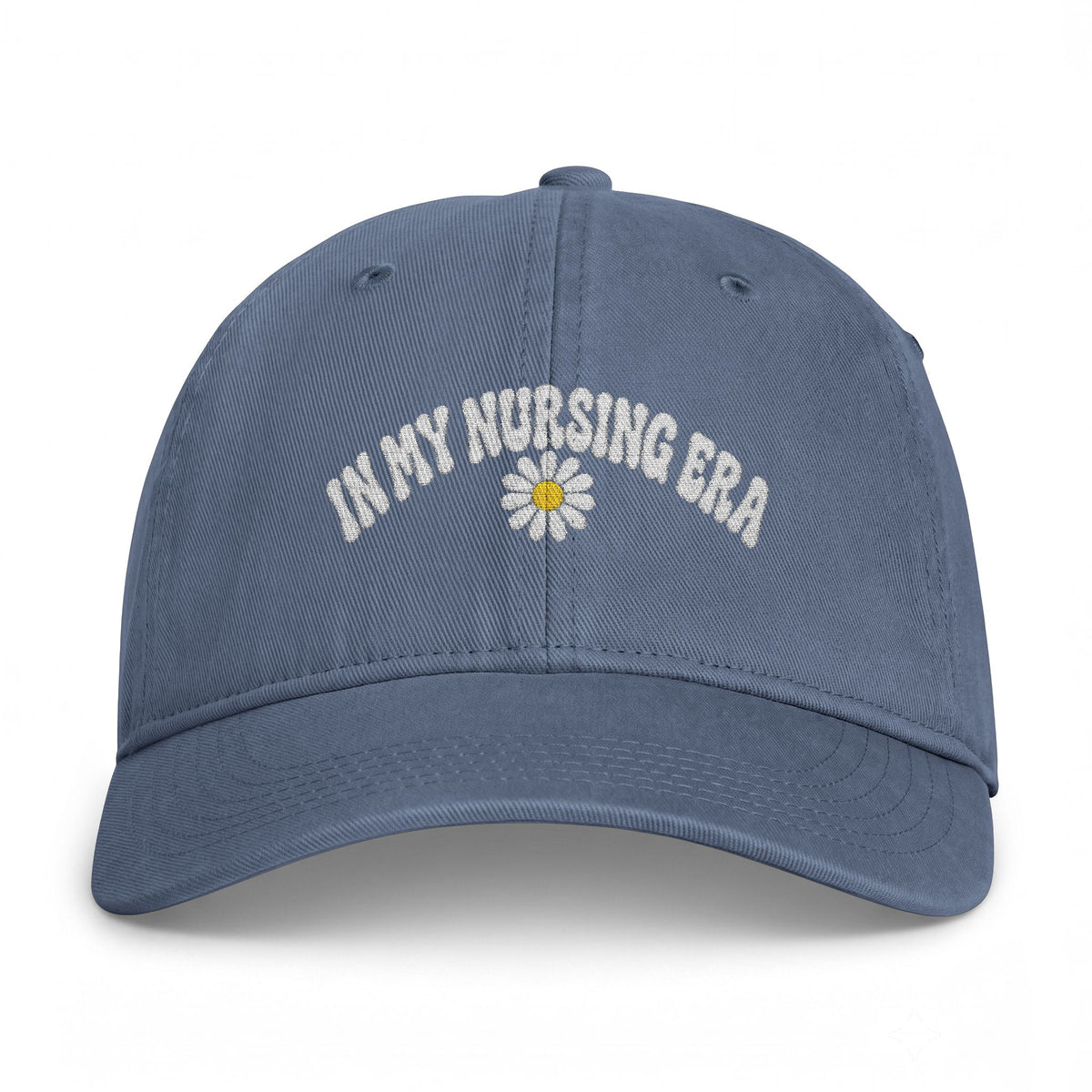 In My Nursing Era Daisy Embroidered Hat