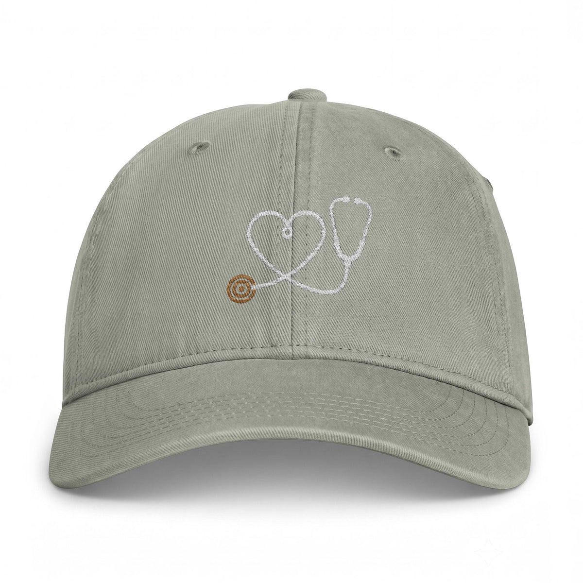 Stethoscope Heart Embroidered Hat