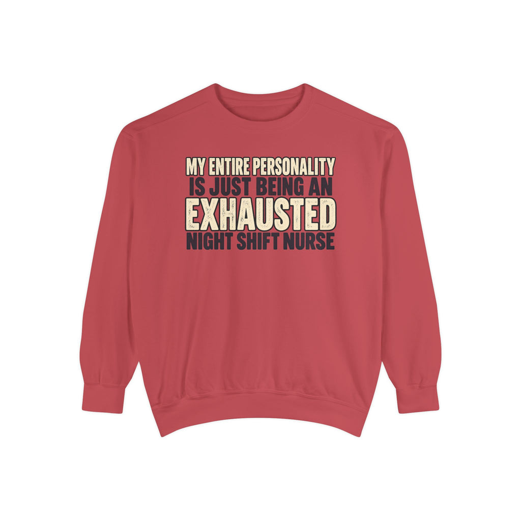 Exhausted Night Shift Nurse Sweatshirt