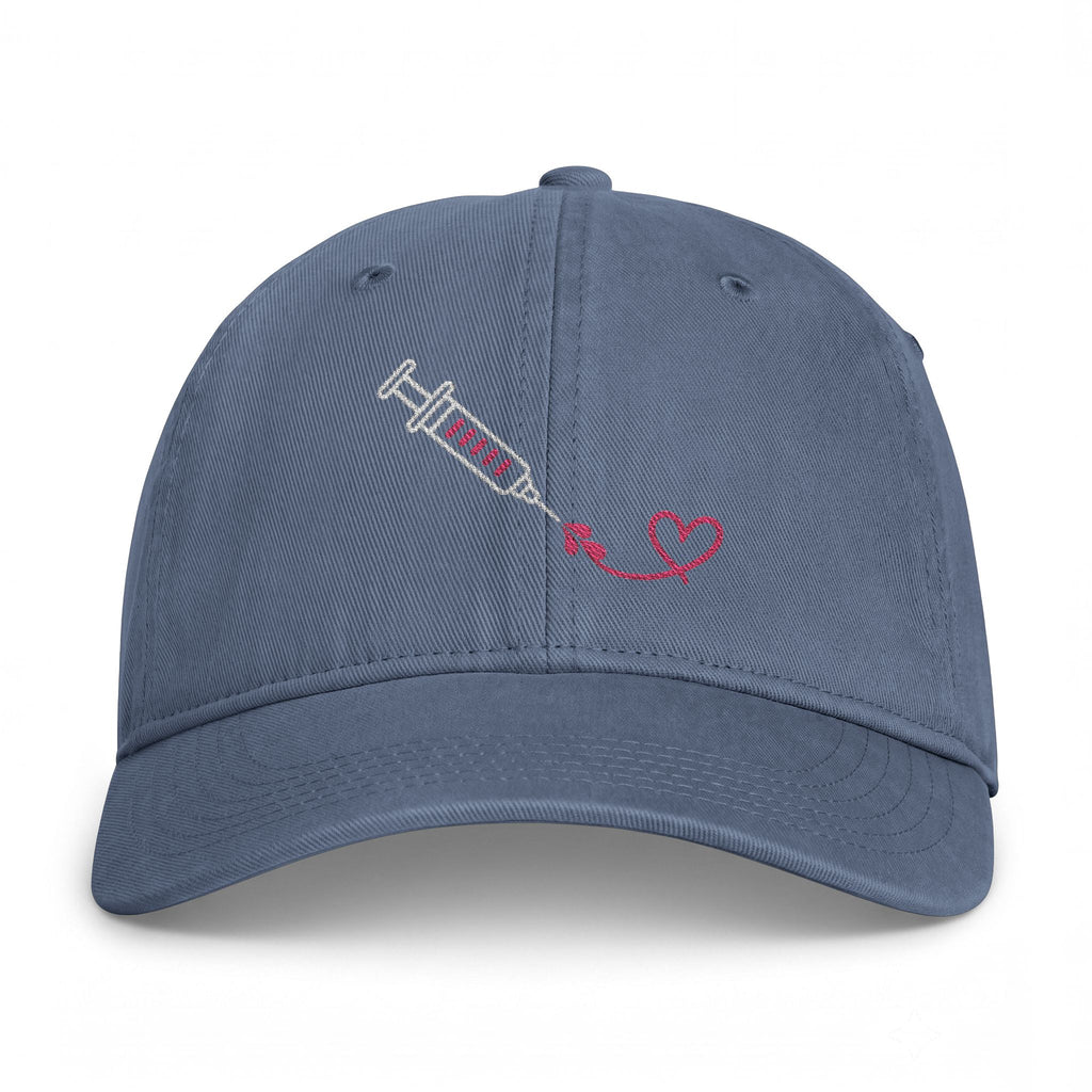 Flowing Heart Embroidered Hat