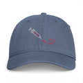 Flowing Heart Embroidered Hat