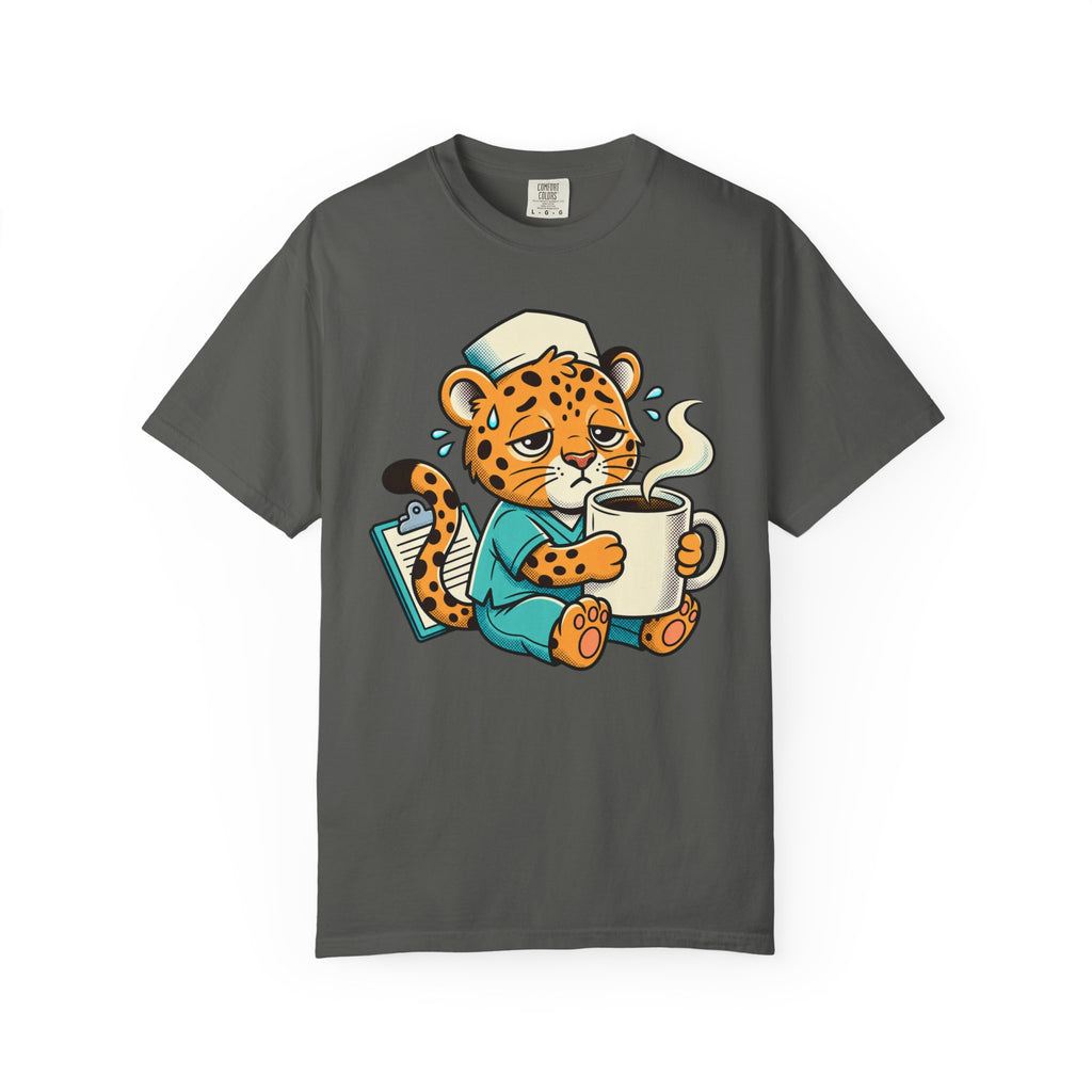 Sleepy Leopard Nurse T-Shirt