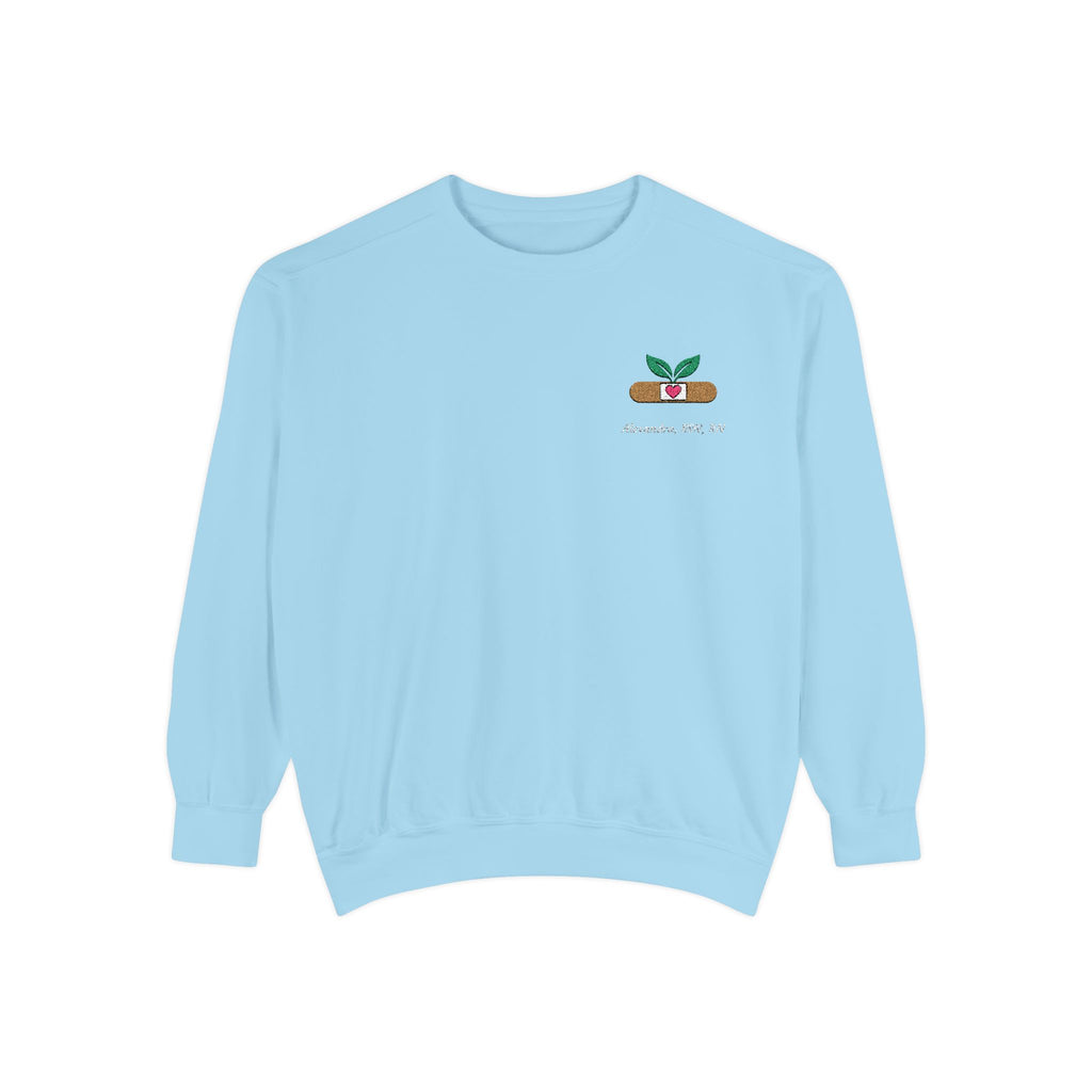 Healing Heart Personalizable Embroidered Sweatshirt