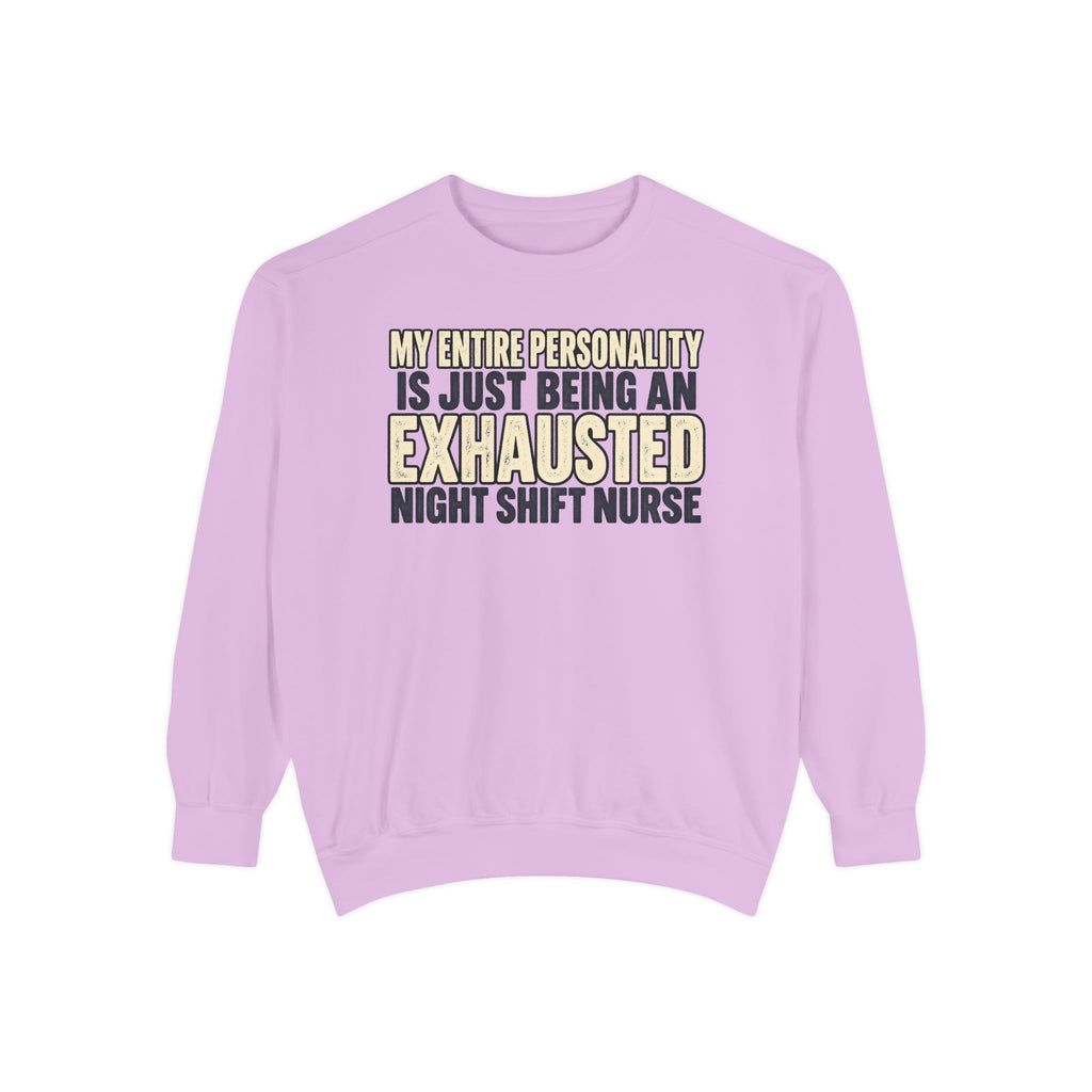 Exhausted Night Shift Nurse Sweatshirt