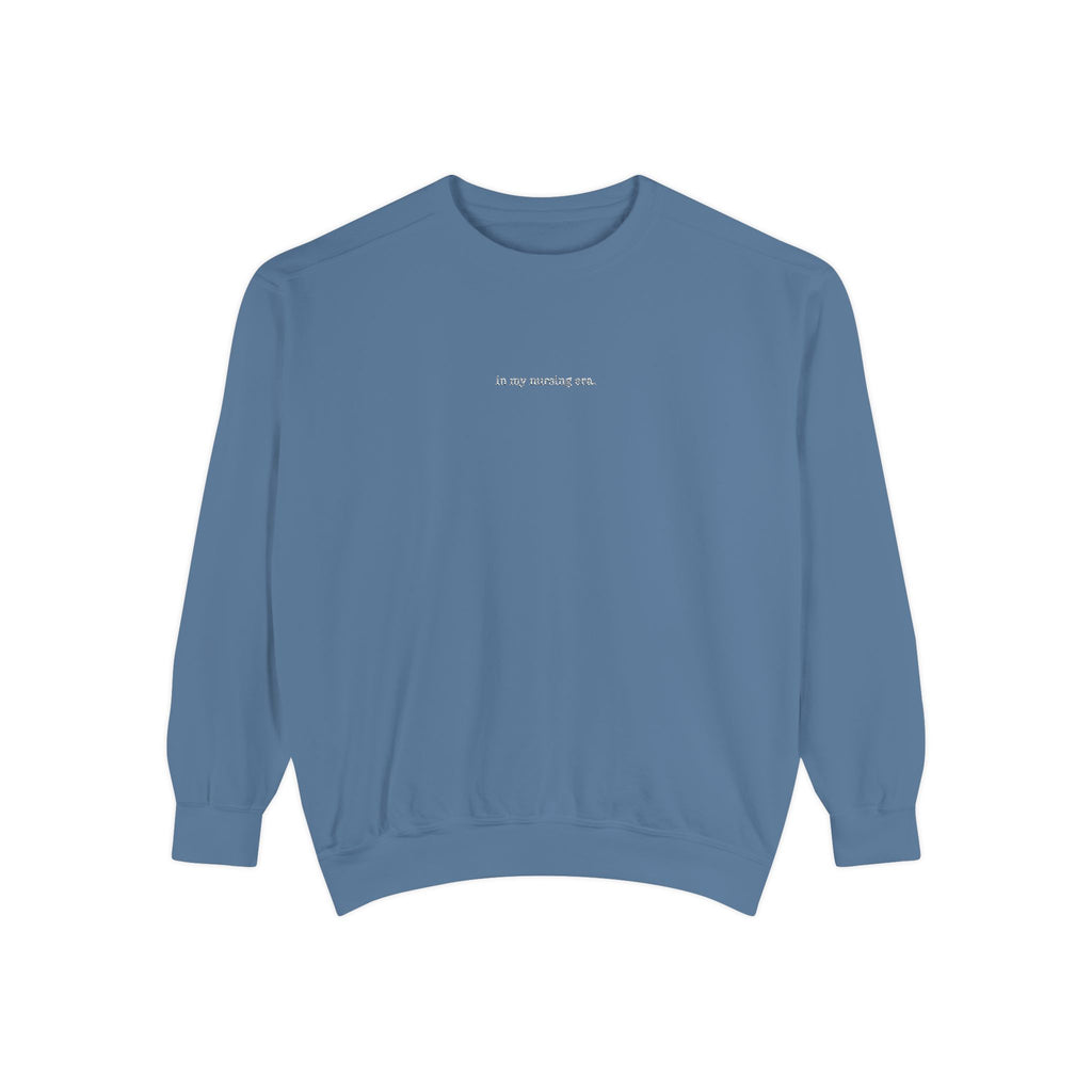 In My Nursing Era Embroidered Sweatshirt