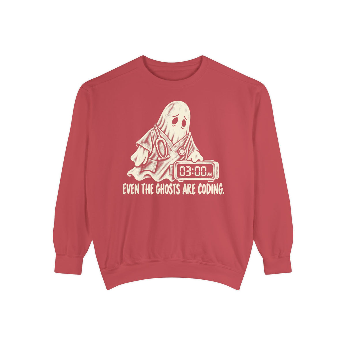 Even The Ghosts Are Coding Sweatshirt