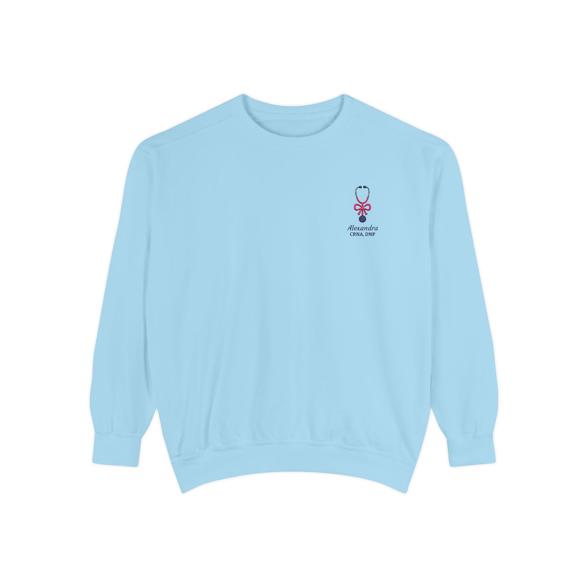 Tied to Care Personalizable Embroidered Sweatshirt