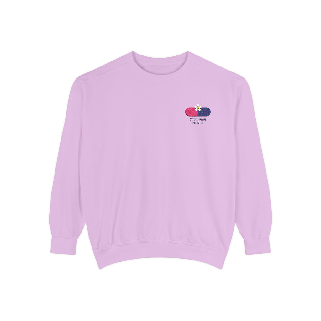 Daisy Dose Personalizable Embroidered Sweatshirt