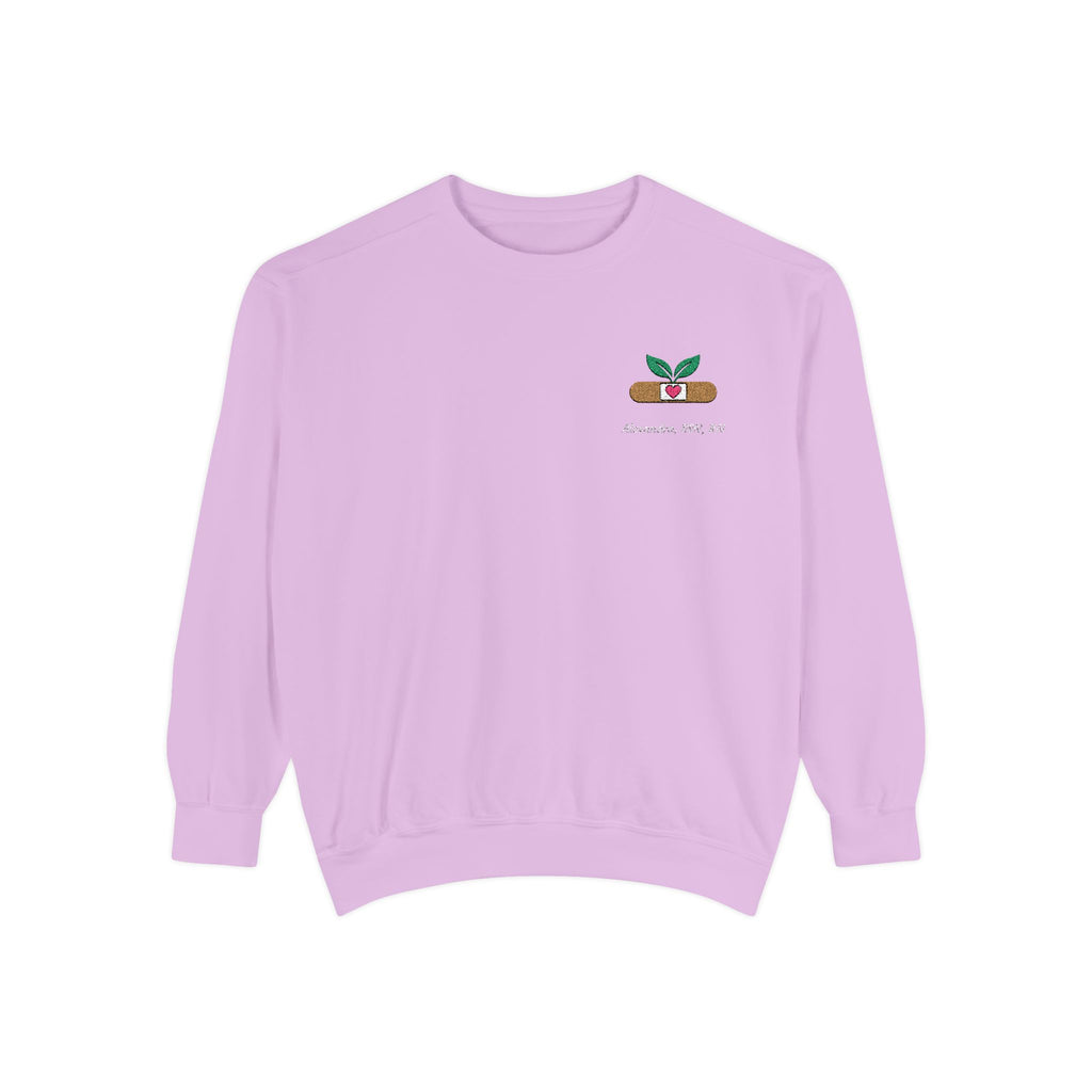 Healing Heart Personalizable Embroidered Sweatshirt