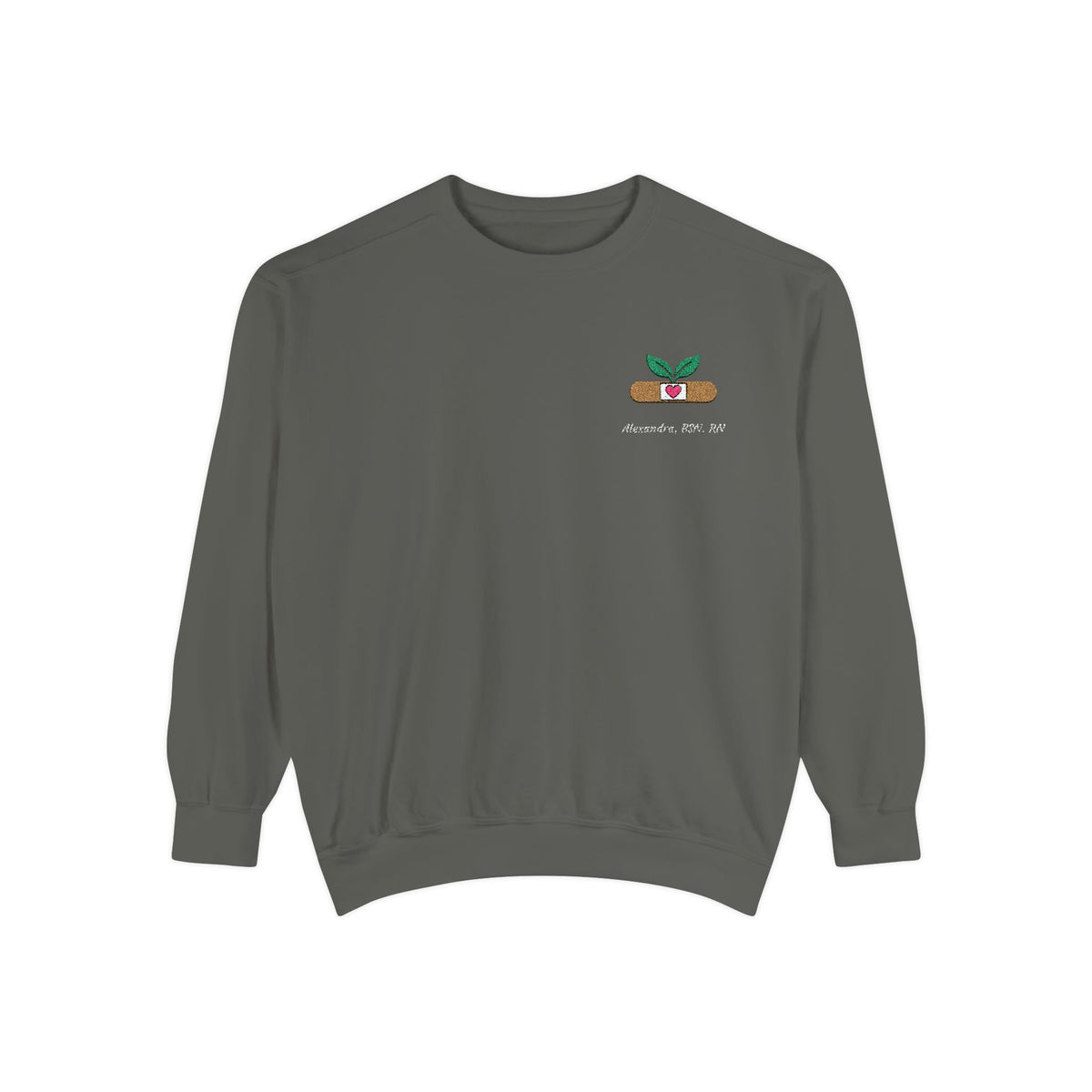Healing Heart Personalizable Embroidered Sweatshirt